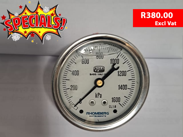 10 bar pressure gauge - Industrial Gauges